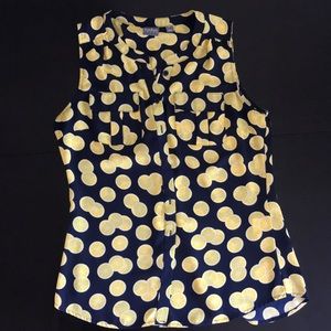 NY&Co button down sleeveless top